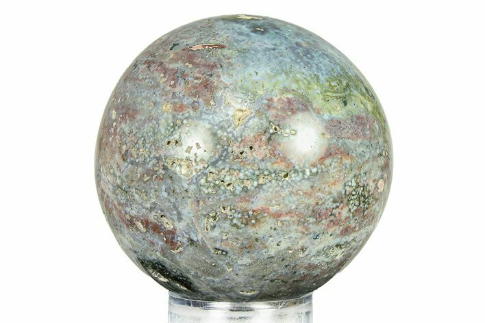 Polished Ocean Jasper Sphere - Madagascar #283705